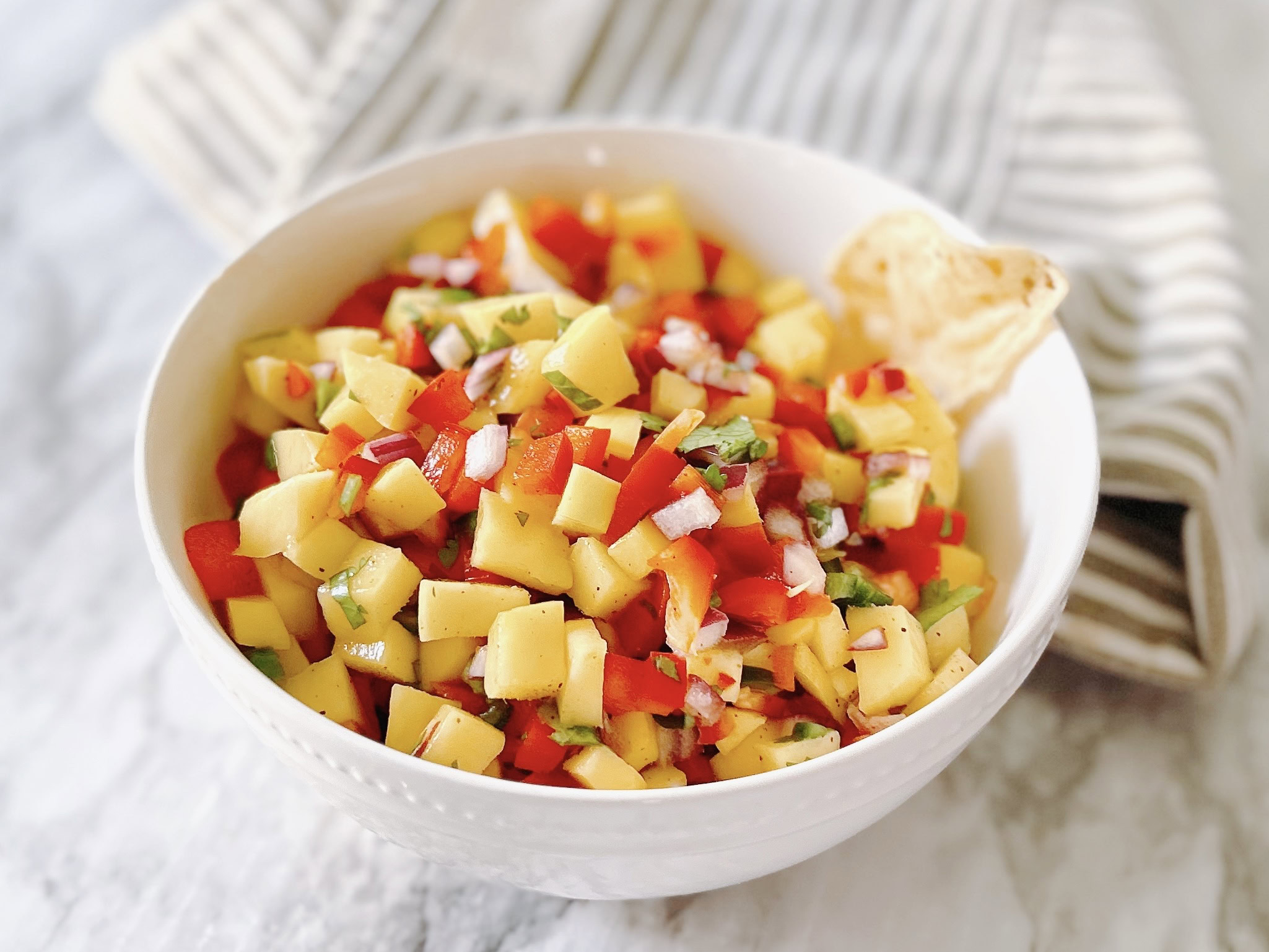 Easy Mango Salsa: Perfect for Tacos, Chicken, & Summer Dipping